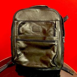 All leather TUMI laptop hidden Pristine condition